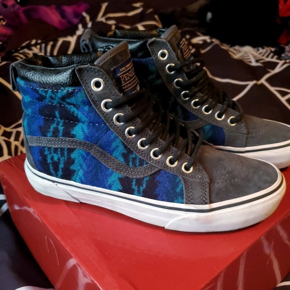 vans sk8 hi mte pendleton